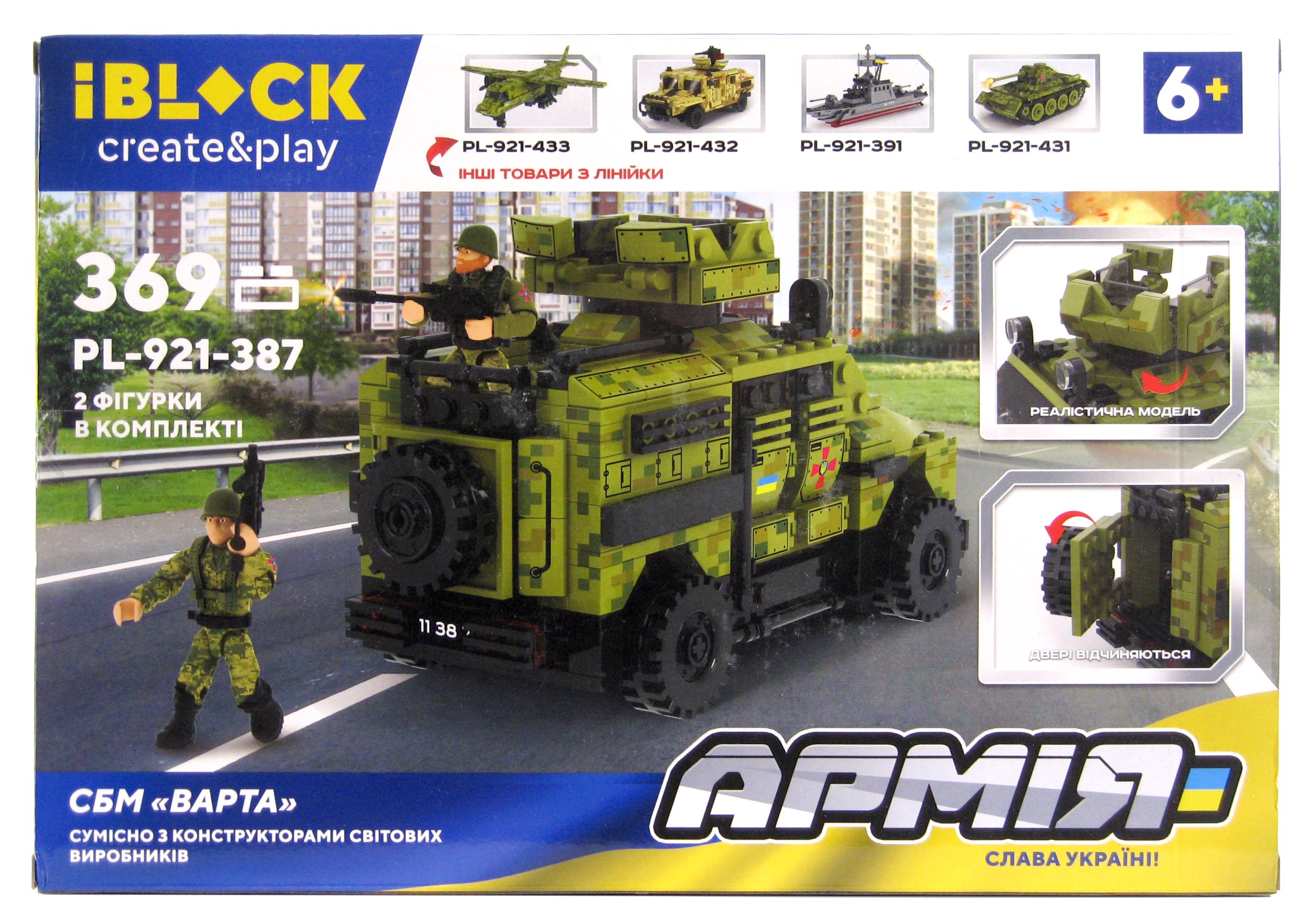 Конструктор IBlock PL-921-387 СБМ Варта 369 деталей 2 фигурки - фото 2 Конструктор IBlock PL-921-387 СБМ Варта 369 деталей 2 фигурки - фото 2