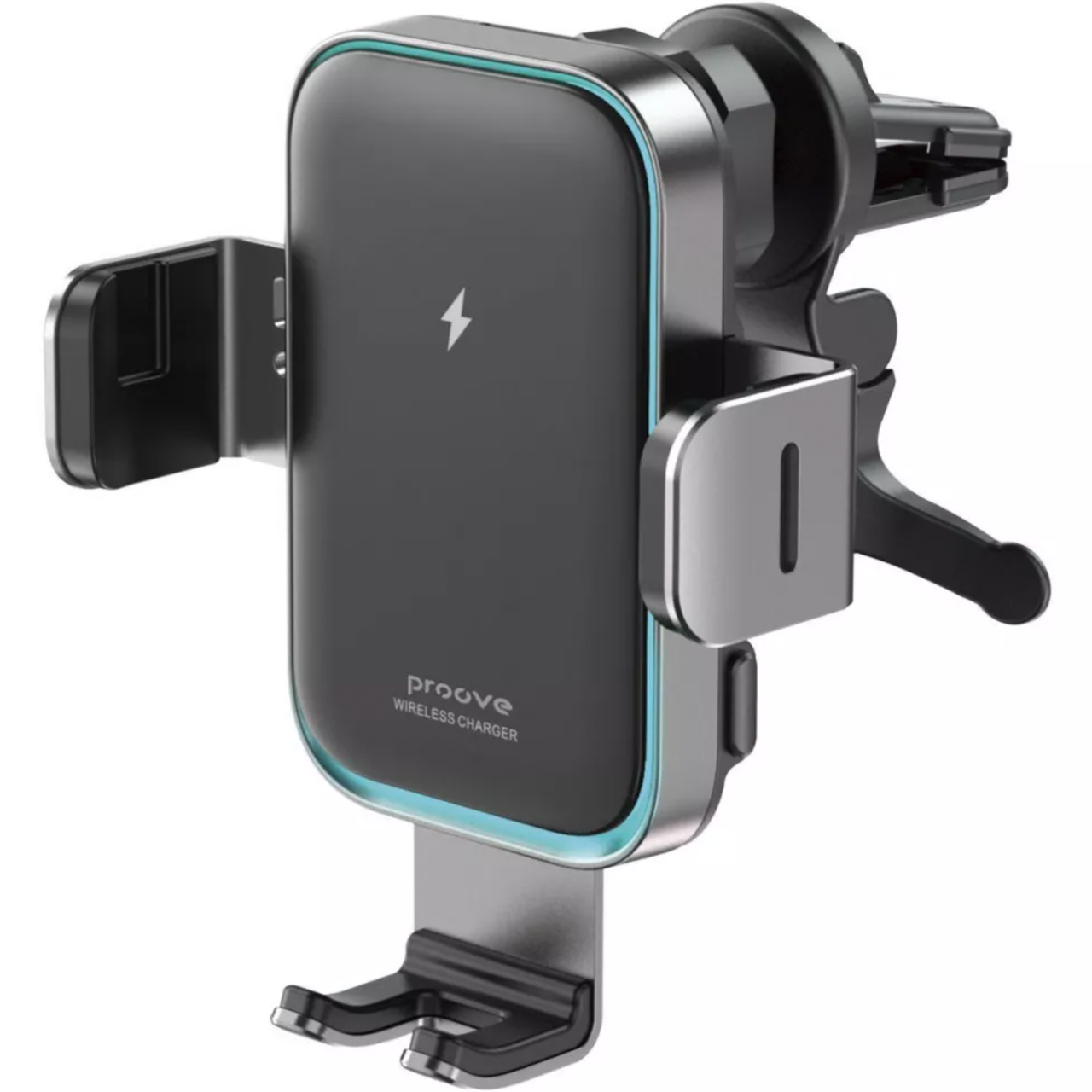 Автодержатель с беспроводной зарядкой Proove Triple Сlamp Pro Wireless Car Charger 15 W Black