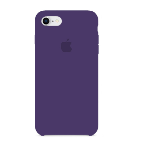 Чехол SIlicone Case для iPhone 7/8 Protective Matte Dark Purple