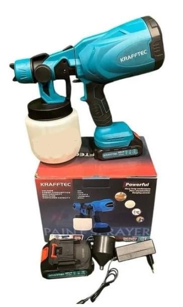 Краскопульт аккумуляторный Krafftec 48 В 800 мл с аккумуляторами 2 шт. (27363139)
