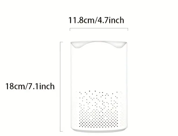 Очиститель воздуха настольный с HEPA фильтром USB (28186379) - фото 3 Очиститель воздуха настольный с HEPA фильтром USB (28186379) - фото 3