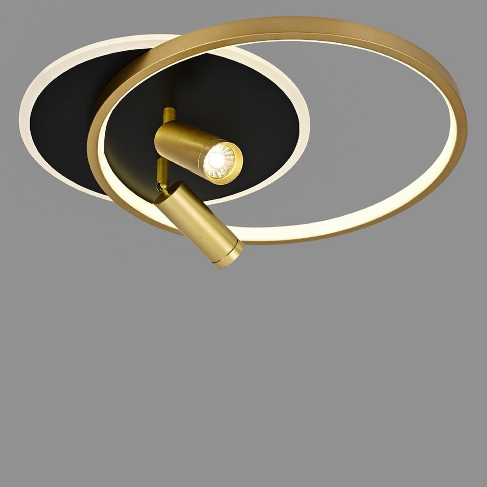 Люстра потолочная светодиодная Light House SY-19098/R2 PLG+BK 70/20W 450х400х90 мм Черный/Золотой Люстра потолочная светодиодная Light House SY-19098/R2 PLG+BK 70/20W 450х400х90 мм Черный/Золотой