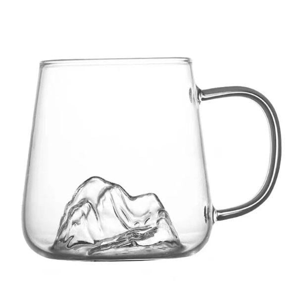 Кружка стеклянная Холодная гора Olens 370 мл (67983882)