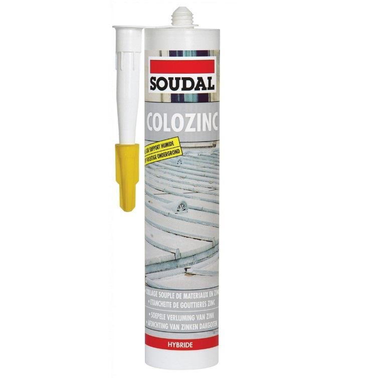 Герметик покрівельний Soudal Colozinc 290 мл Сірий (99900385)