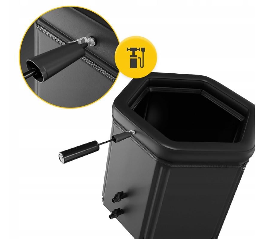 Басейн каркасний для крижаної ванни з кулером-рефрижератором 75х75 см 320 л (id_1165) - фото 8