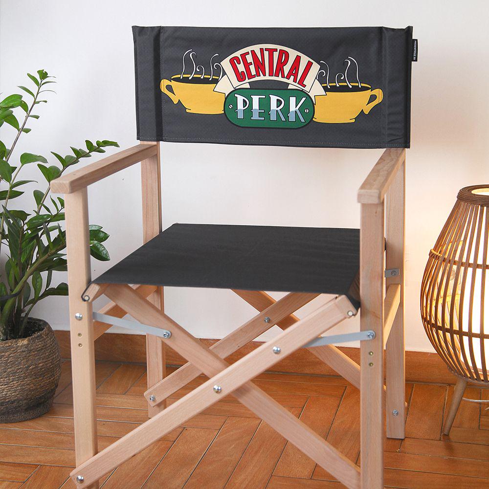 Стілець садовий дерев'яний Presentville Central Perk 58х50х88 см (STS_25J019)