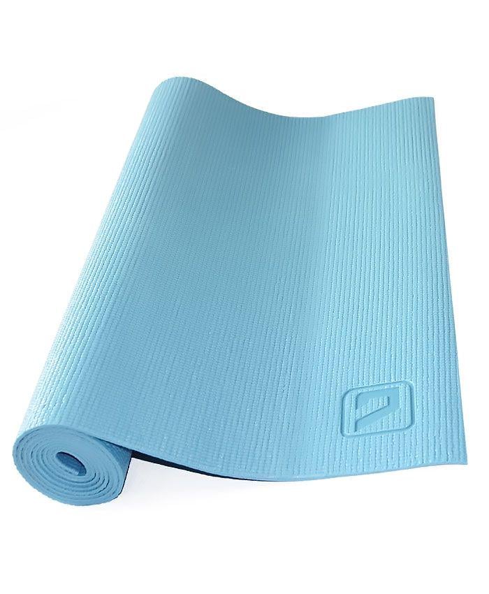 Килимок для йоги LiveUP Pvc Yoga Mat 173x61x0,4 см Синій (LS3231-04b)