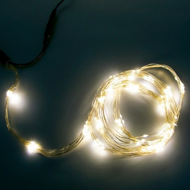Гірлянда світлодіодна Кінський хвіст новорічна пучок 501 LED 20 ниток Тепле біле світло (2479517005) Гірлянда світлодіодна Кінський хвіст новорічна пучок 501 LED 20 ниток Тепле біле світло (2479517005)