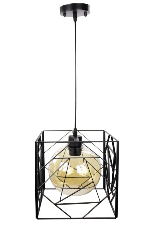 Люстра потолочная подвесная в стиле LOFT 12120/1-br Черный (NA005090)