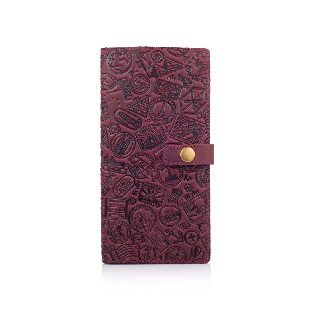 Тревел-кейс Let's Go Travel кожаный матовый Фиолетовый (TC-01-S19-1621-T007) Тревел-кейс Let's Go Travel кожаный матовый Фиолетовый (TC-01-S19-1621-T007)