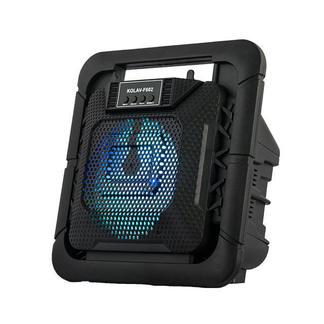 Колонка портативная Hopestar Kolav-F602 6,5" динамик с аккумулятором Bluetooth Черный (F602666)