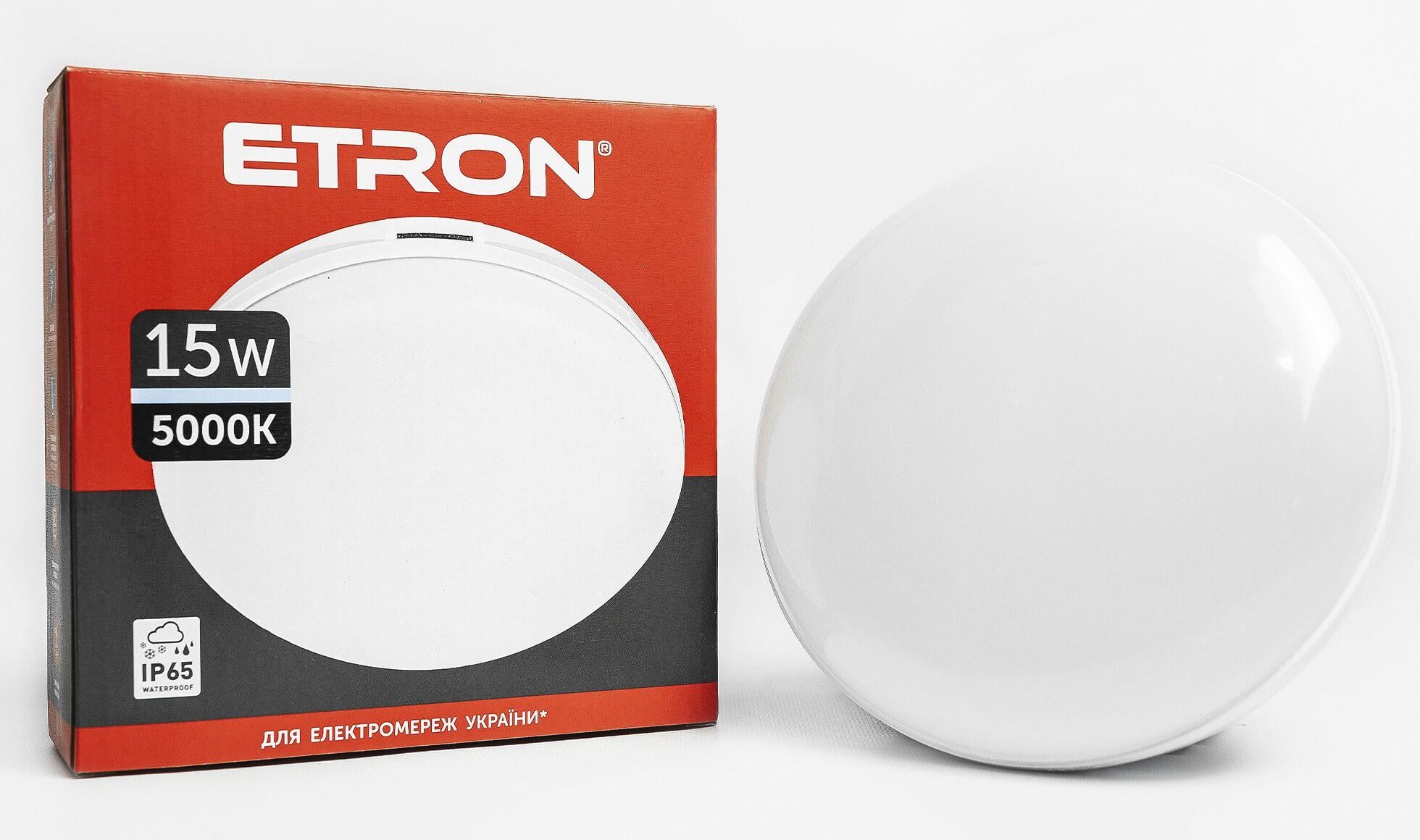 LED-светильник ETRON Communal 1-ESP-504-C Круг 15W 5000К (27568324)