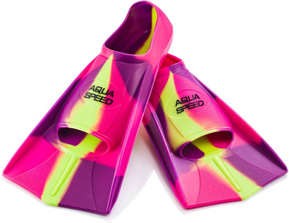 Ласти Aqua Speed ​​TRAINING FINS 7934 р. 39-40 Рожевий/Фіолетовий/Жовтий (17684561)