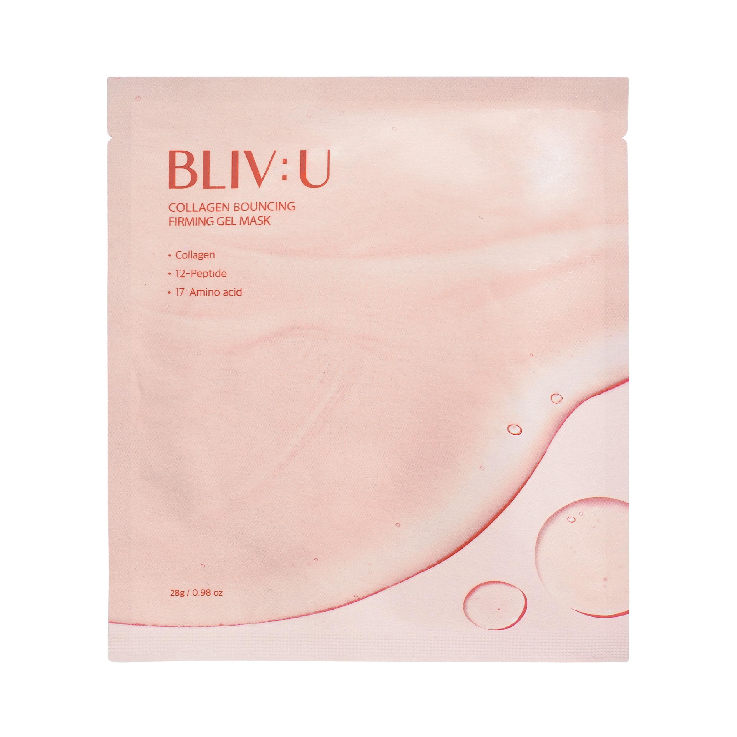 Маска с коллагеном гелевая BLIV:U Collagen Bouncing Firming Gel Mask 28 г