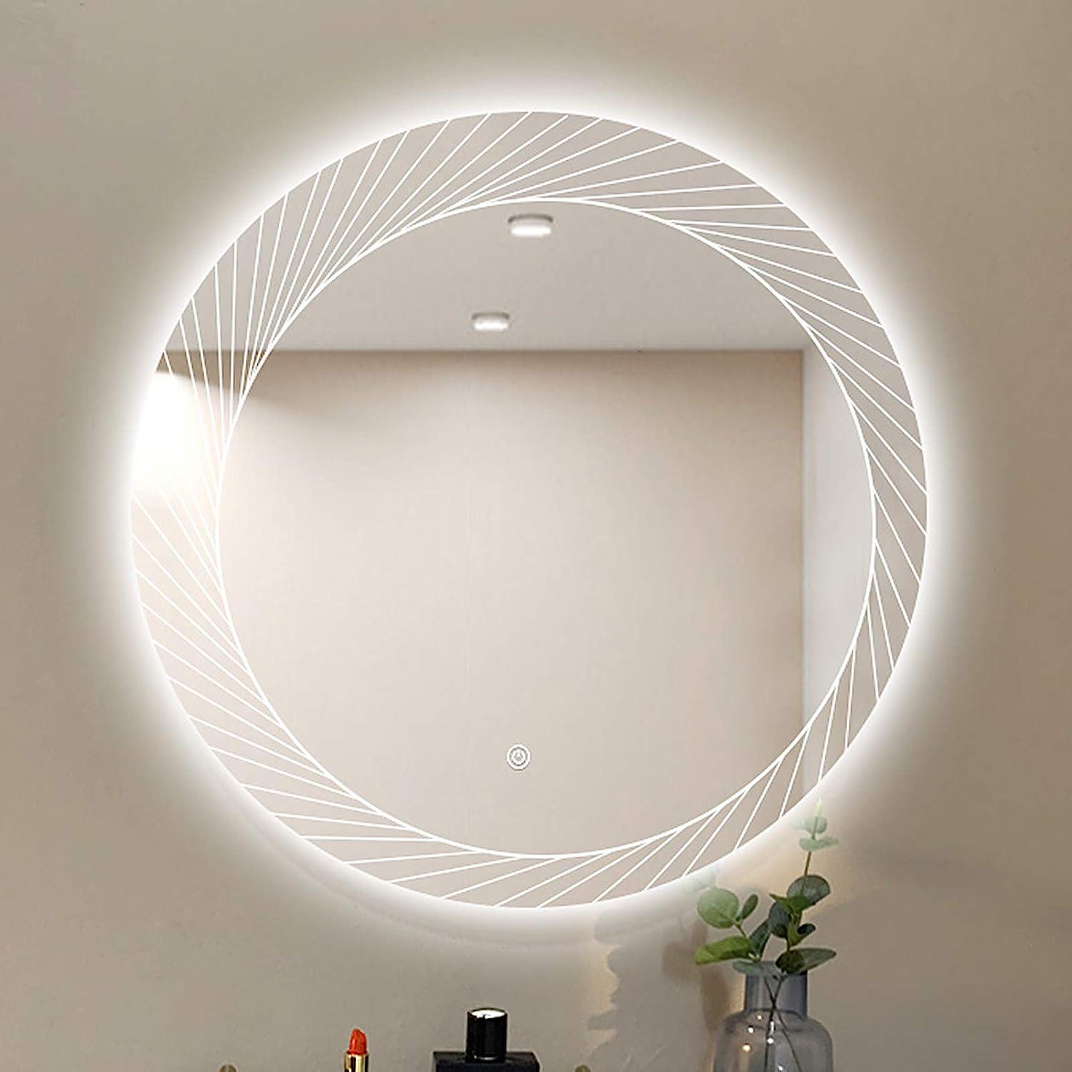 Зеркало Dim Dzerkal MENI с LED-подсветкой/сенсорным управлением 50х50 см (13815)