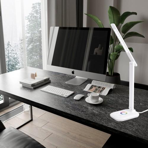 Настольный светильник светодиодный ARDERO DE1729ARD RGB 9W 2700-4000-6500К Белый (01958) - фото 4 Настольный светильник светодиодный ARDERO DE1729ARD RGB 9W 2700-4000-6500К Белый (01958) - фото 4