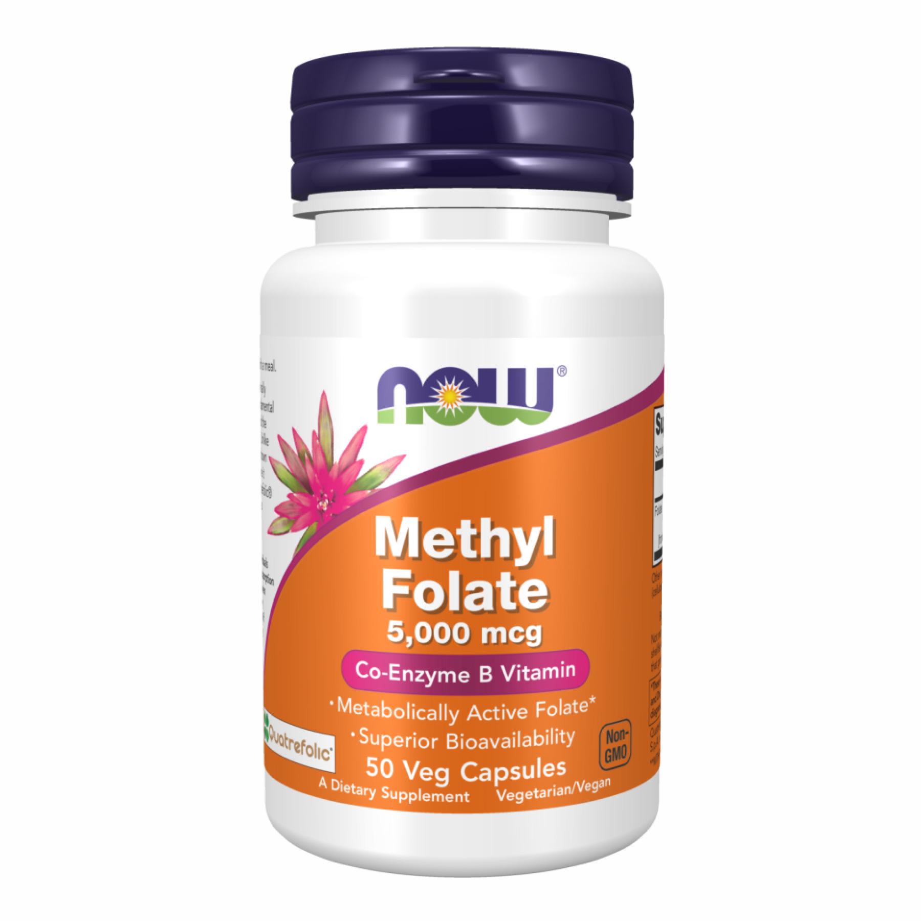 Натуральная добавка Methyl Folate 5000 mcg 50 vcaps (2022-10-1432)