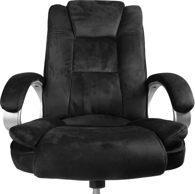 Кресло офисное эргономичное Barsky Soft Microfiber с качением Tilt Black (Soft-04) - фото 6