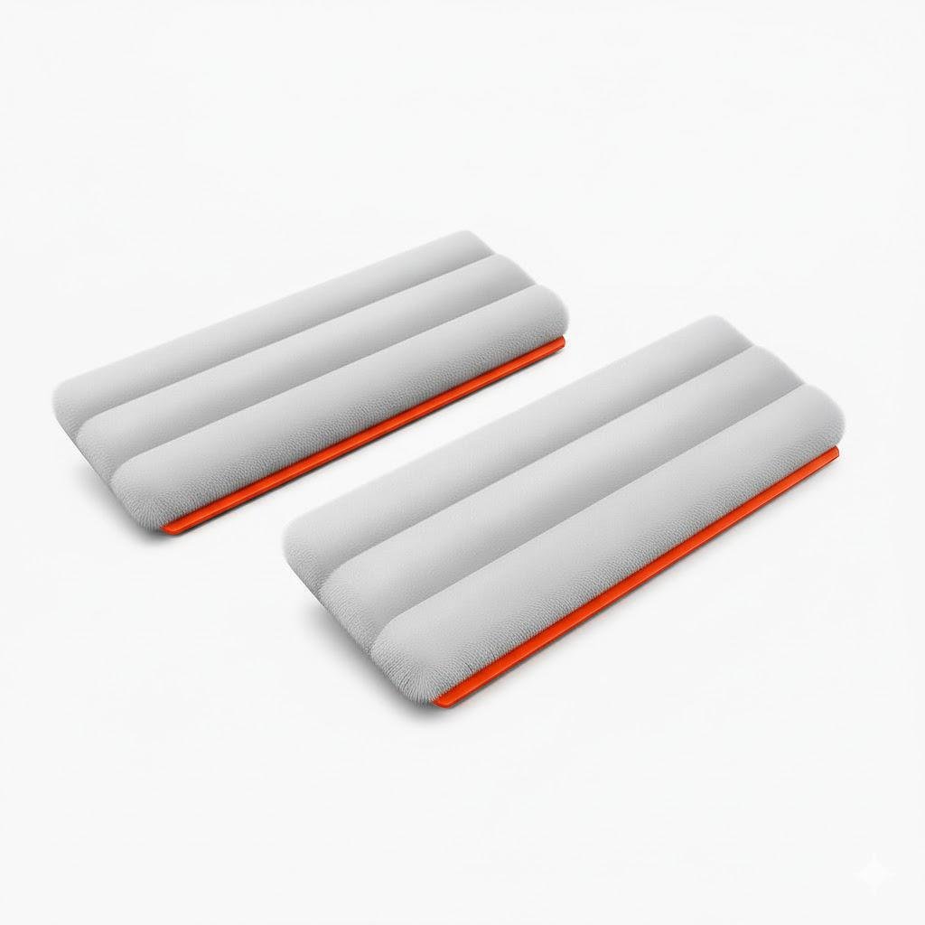 Комплект змінних насадок з мікрофібри на швабру з плоским відром 2 шт. (BD-130fb-fibra) Комплект змінних насадок з мікрофібри на швабру з плоским відром 2 шт. (BD-130fb-fibra)