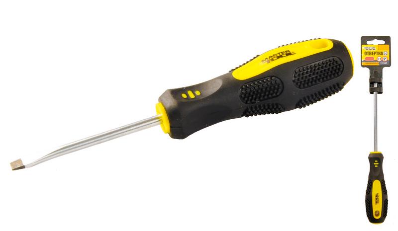 Викрутка плоска Mastertool SL5х75 мм (48-5575) Викрутка плоска Mastertool SL5х75 мм (48-5575)