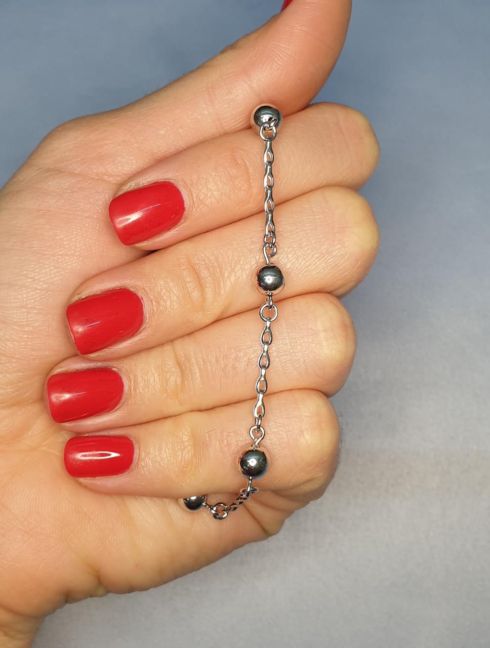 Браслет серебряный Солнечная мозаика р. 18 3,79 г