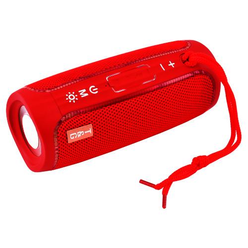 Колонка портативная Bluetooth TG288 FM/RGB Red (2135321633) - фото 4