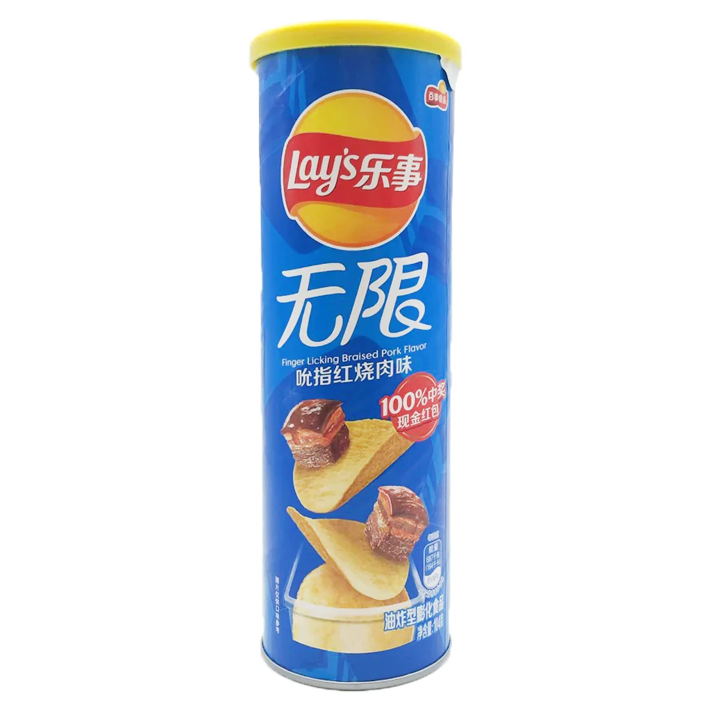 Чипси Lay's Stax Brised Pork (Тушеная Свинина) 90 г (1666045202)