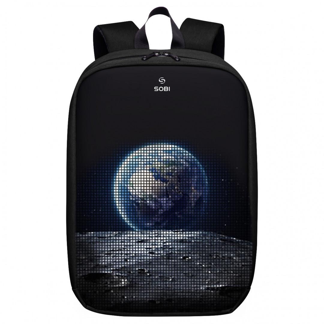 Рюкзак Sobi Pixel Max SB9703 с LED экраном Black