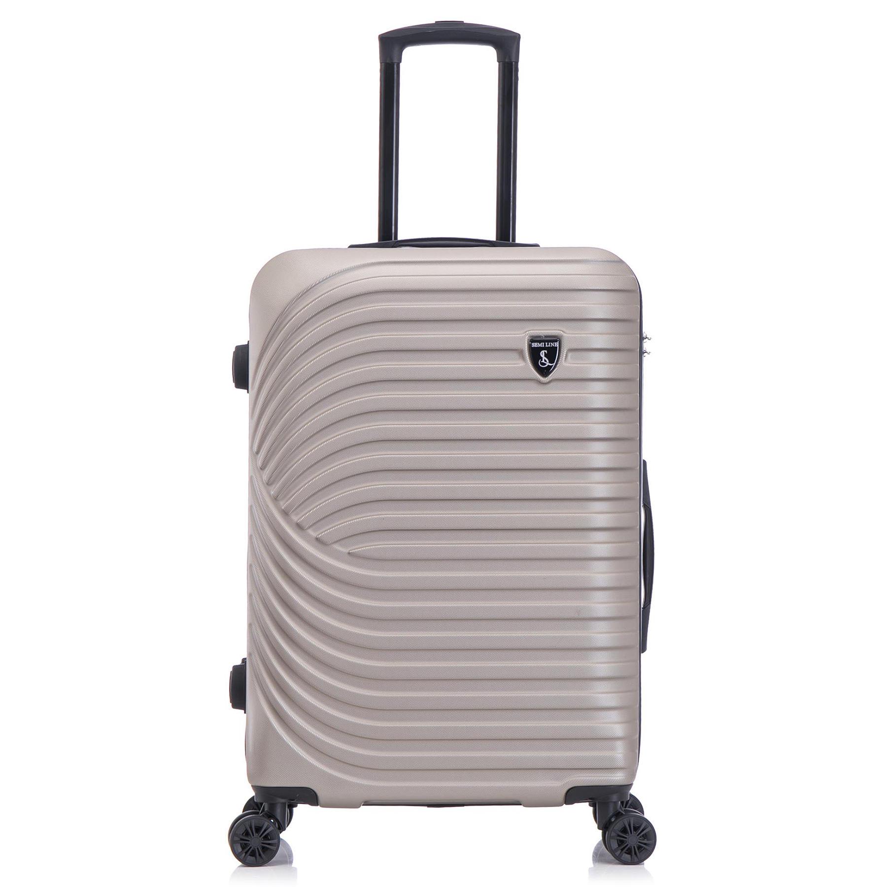 Чемодан SEMI LINE 28" L Champagne (T5864-3) - фото 2 Чемодан SEMI LINE 28" L Champagne (T5864-3) - фото 2