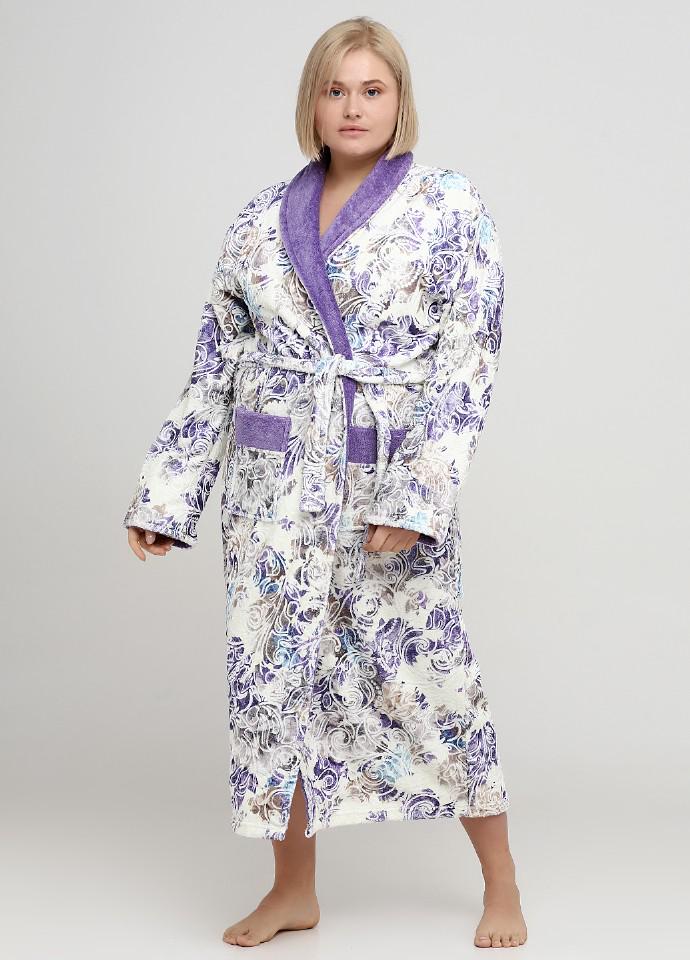 Халат Wild Love 5XL Разноцветный/Сиреневый (8)