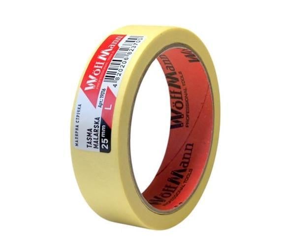 Малярная лента WoffMann 25 мм х 30 м L (2594381180) Малярная лента WoffMann 25 мм х 30 м L (2594381180)