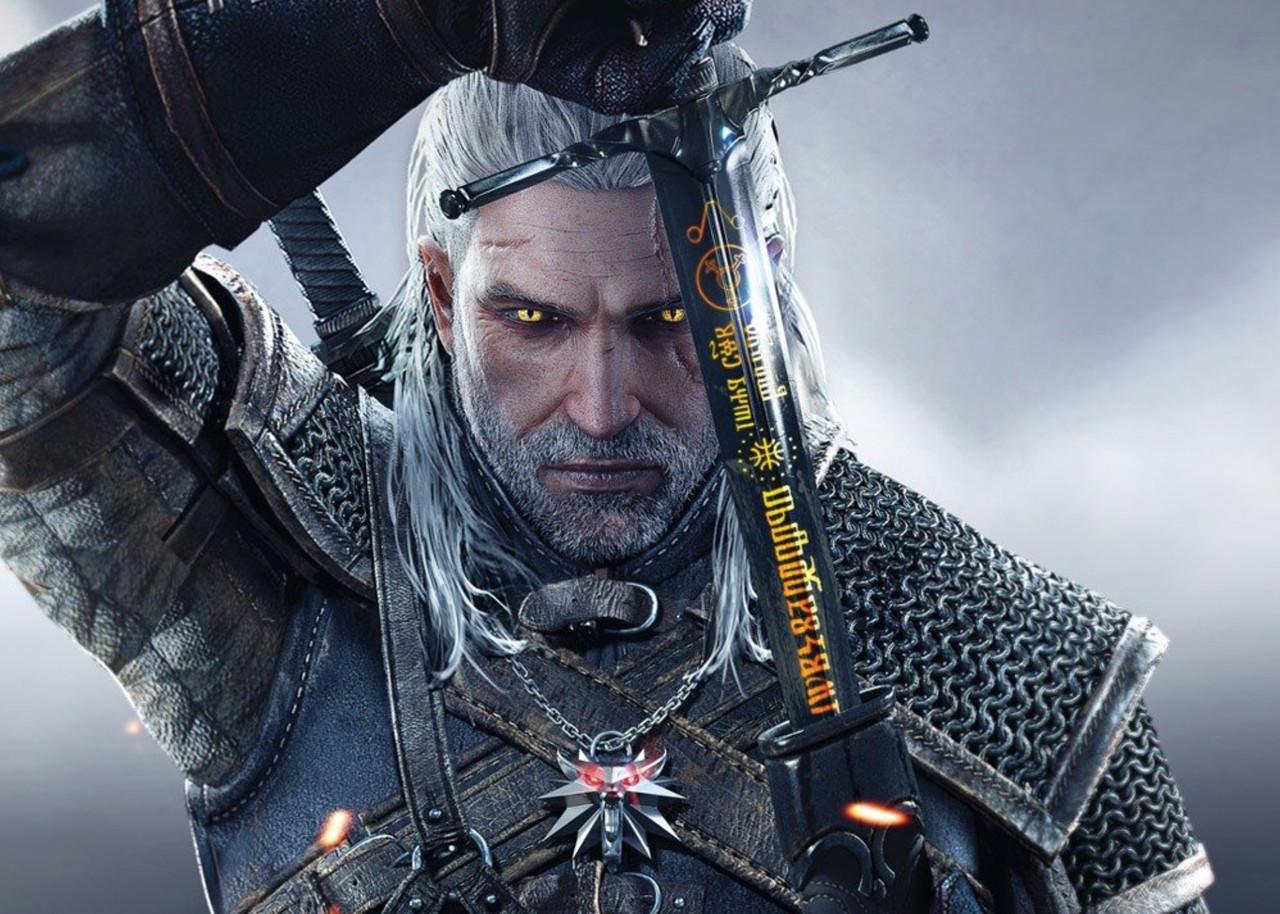 Картина постер Gee! The Witcher Ведьмак Геральт из Ривии 60х40 см TW.09.040