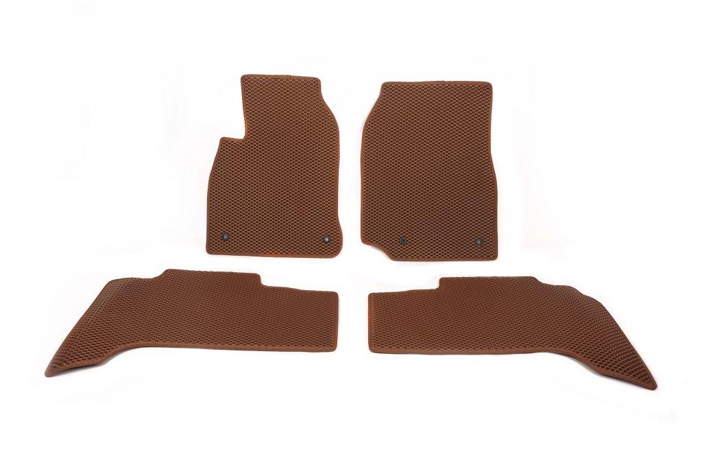 Автокилимки Digital Designs Toyota Land Cruiser 100 UZJ100 1998-2007 4 шт. Коричневий (1652697296)