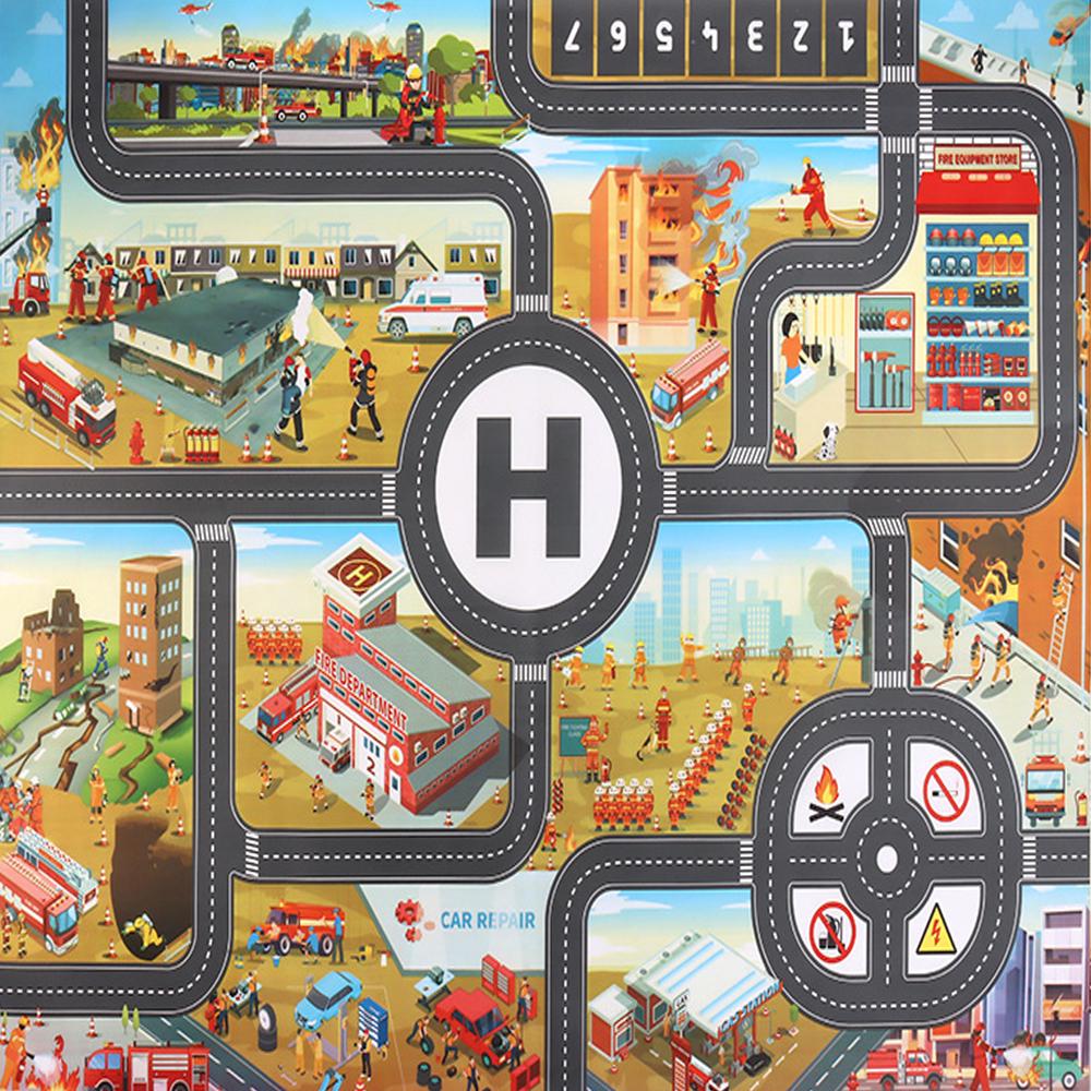 Коврик детский развивающий игровой Парковка 100x130 см (1013-046-01)