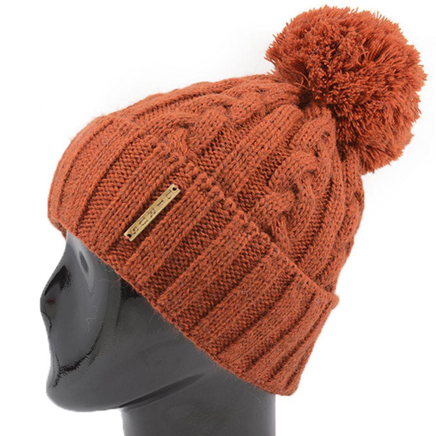 Шапка Lirus Джессика с помпоном 56-58 см Рыжий (43464) Шапка Lirus Джессика с помпоном 56-58 см Рыжий (43464)