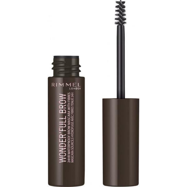 туш для брів wonder full brow Rimmel London 4,5 мл 003 dark (3614227547483) - фото 2