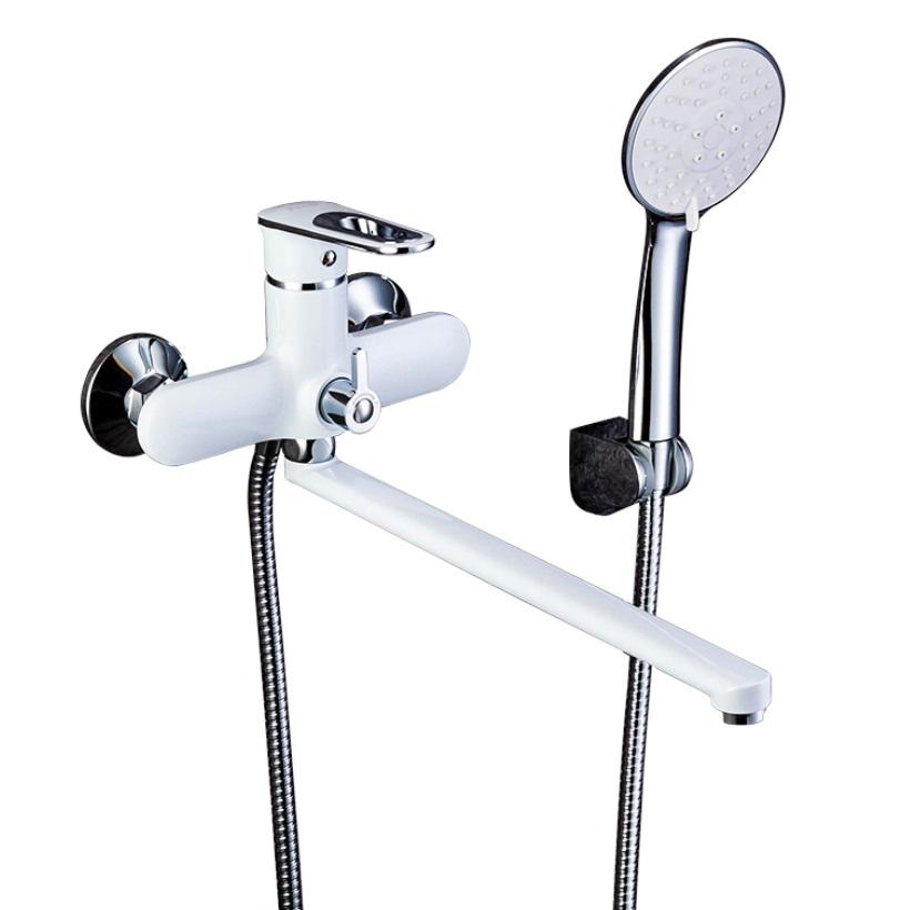 Змішувач для ванної Frap F2249 одноважільний Білий (171226) Змішувач для ванної Frap F2249 одноважільний Білий (171226)