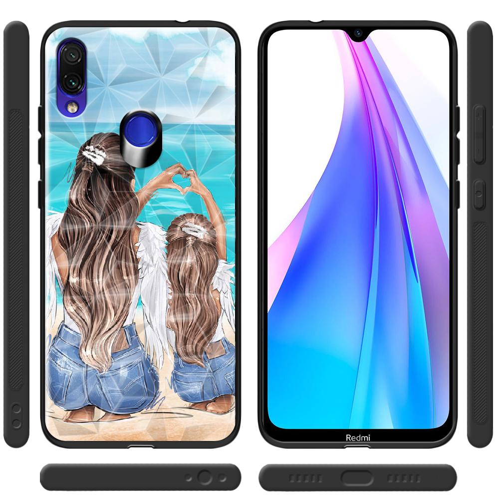 Чехол Boxface Xiaomi Redmi Note 7 Family Vacation Черный силикон с призмой (36202-up2380-37871) - фото 2 Чехол Boxface Xiaomi Redmi Note 7 Family Vacation Черный силикон с призмой (36202-up2380-37871) - фото 2