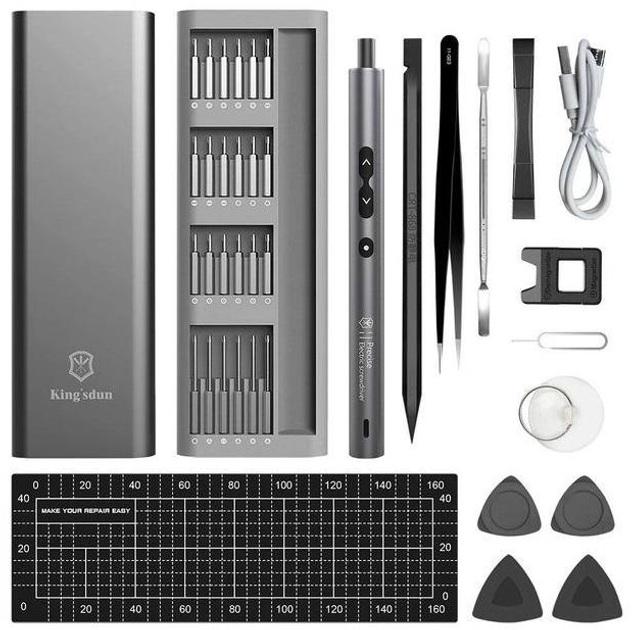 Викрутка електрична King`sdun набір