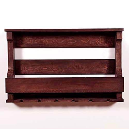 Полка для вина настенная из дерева Мацумото Савоярди (ПНК-001115)