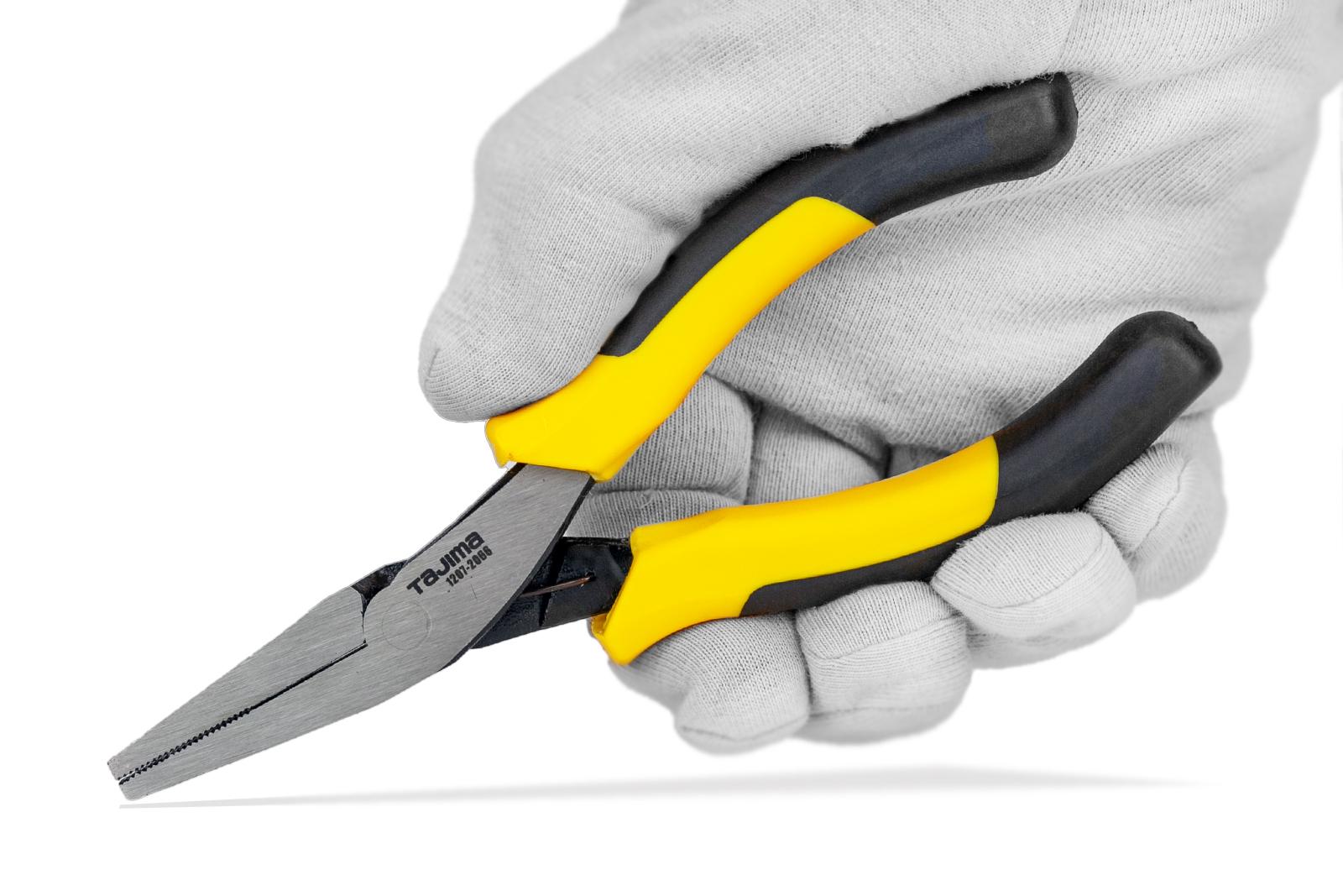 Долгогубцы Tajima CrNi хром-никель с плоскими губками 150 мм (1207-2066) - фото 7