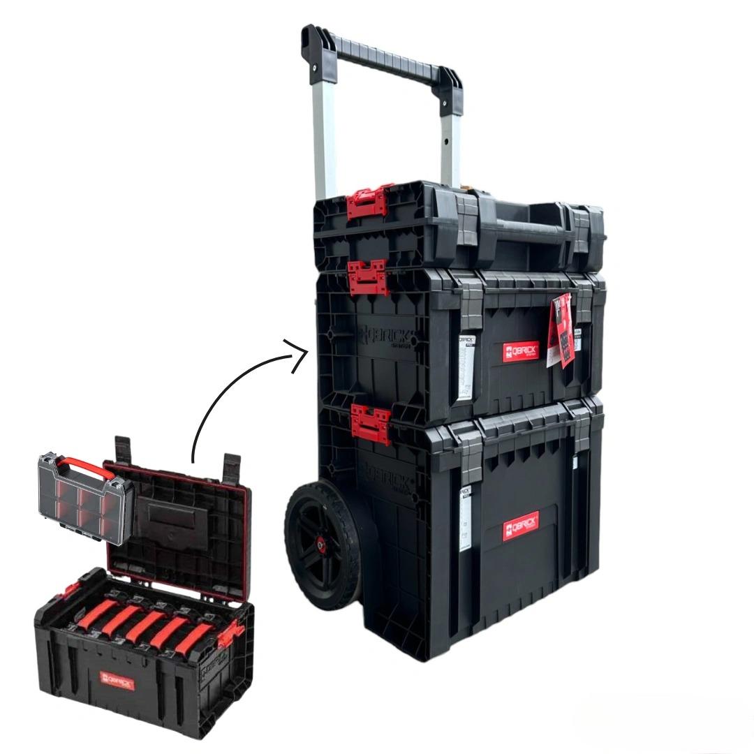 Набір інструментальних ящиків QBRICK SYSTEM PRO Set 1 2.0 + 5 x PRO Organizer - фото 4