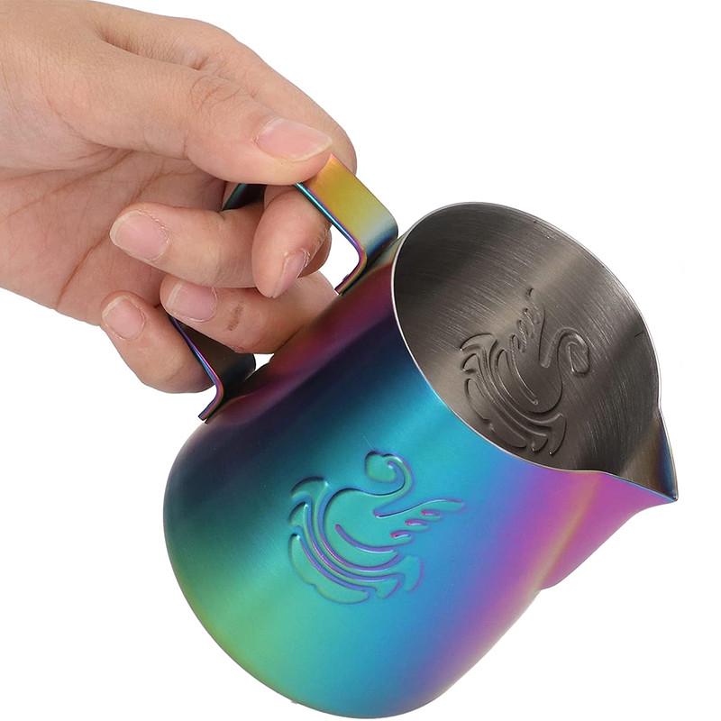 Молочник JibbiJug Green нержавеющая сталь градиент 600 мл Green (2630752313) - фото 2