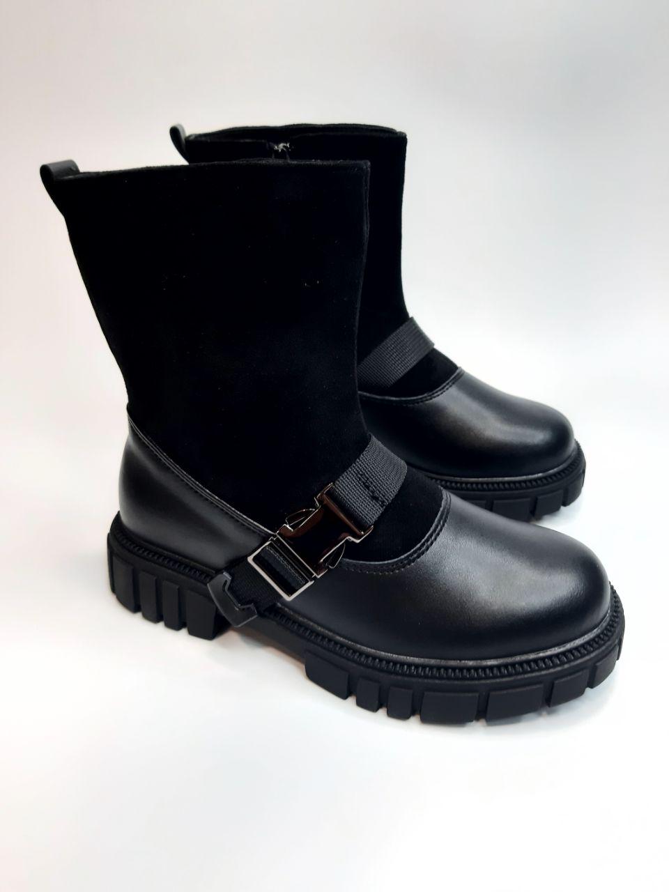 Ботинки для девочки Weestep р. 33 20,5 см Черный (578666226 ВК)