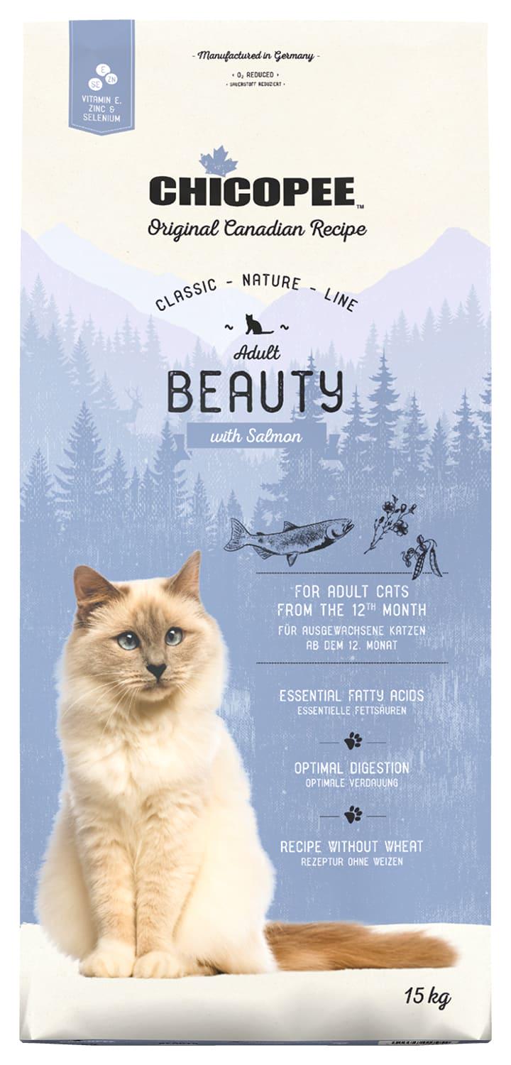 Корм сухий для котів Chicopee CNL Cat Beauty Salmon 15 кг (017954)