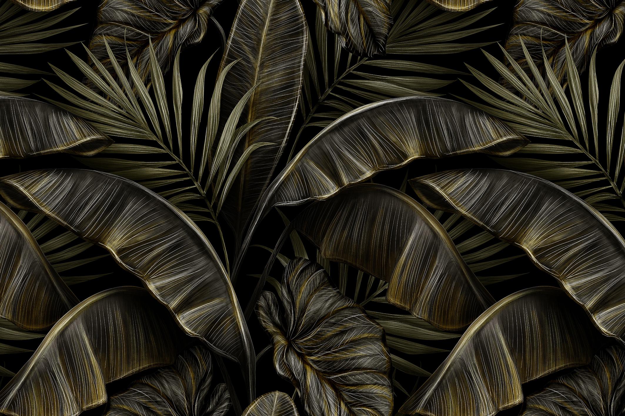 Фотообои флизелиновые Upstream Банановые листья 230х153 см (S5NTR-102/3)