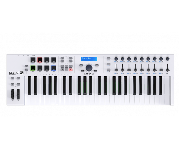MIDI-клавиатура Arturia KeyLab Essential 49 White MIDI-клавиатура Arturia KeyLab Essential 49 White