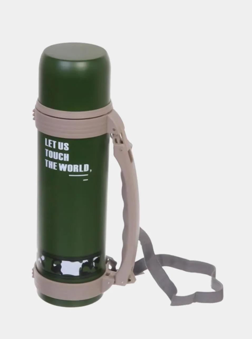 Термос Let us touch the world 1,2 л Зеленый