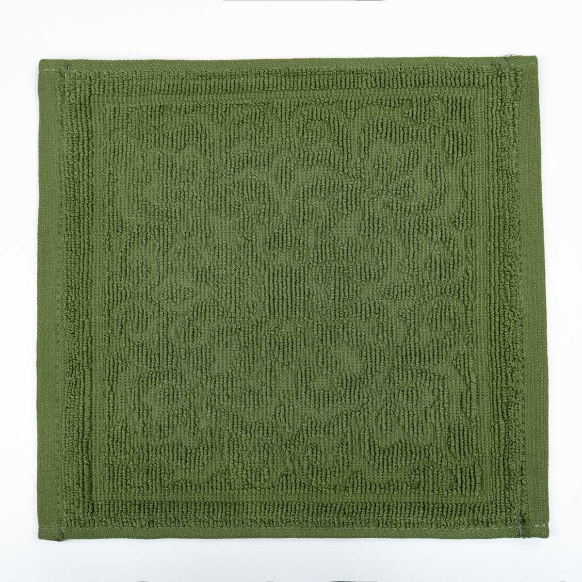 Кухонна серветка GM Textile жакардова 25х25 см Зелений (380-25-green) - фото 1