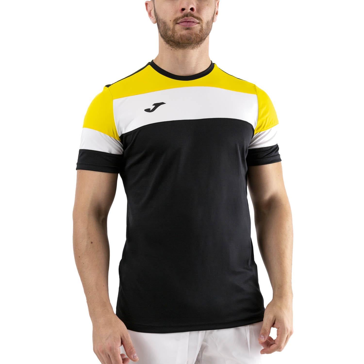 Футболка Joma 101534.109 Crew Iv T-Shirt S/S S Black/Yellow Футболка Joma 101534.109 Crew Iv T-Shirt S/S S Black/Yellow